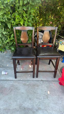 2 Wood Chairs
