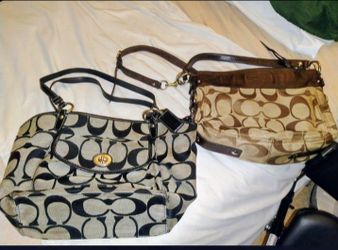 2 - COACH SHOULDER BAGS NICE $75!