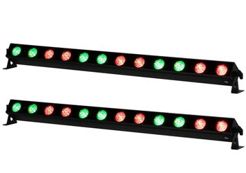 ADJ UBL12H 240-watt RGBAL+UV HEX LED Light Bar Wash Pair