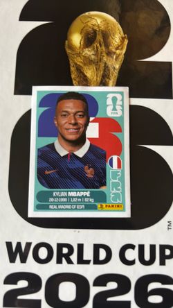 Kylian mbappe fifa World Cup panini sticker