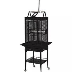 *OPEN BOX* Kings Cages SLP 1818 Playpen Bird Cage 18X18X57 ON SALE BLACK
