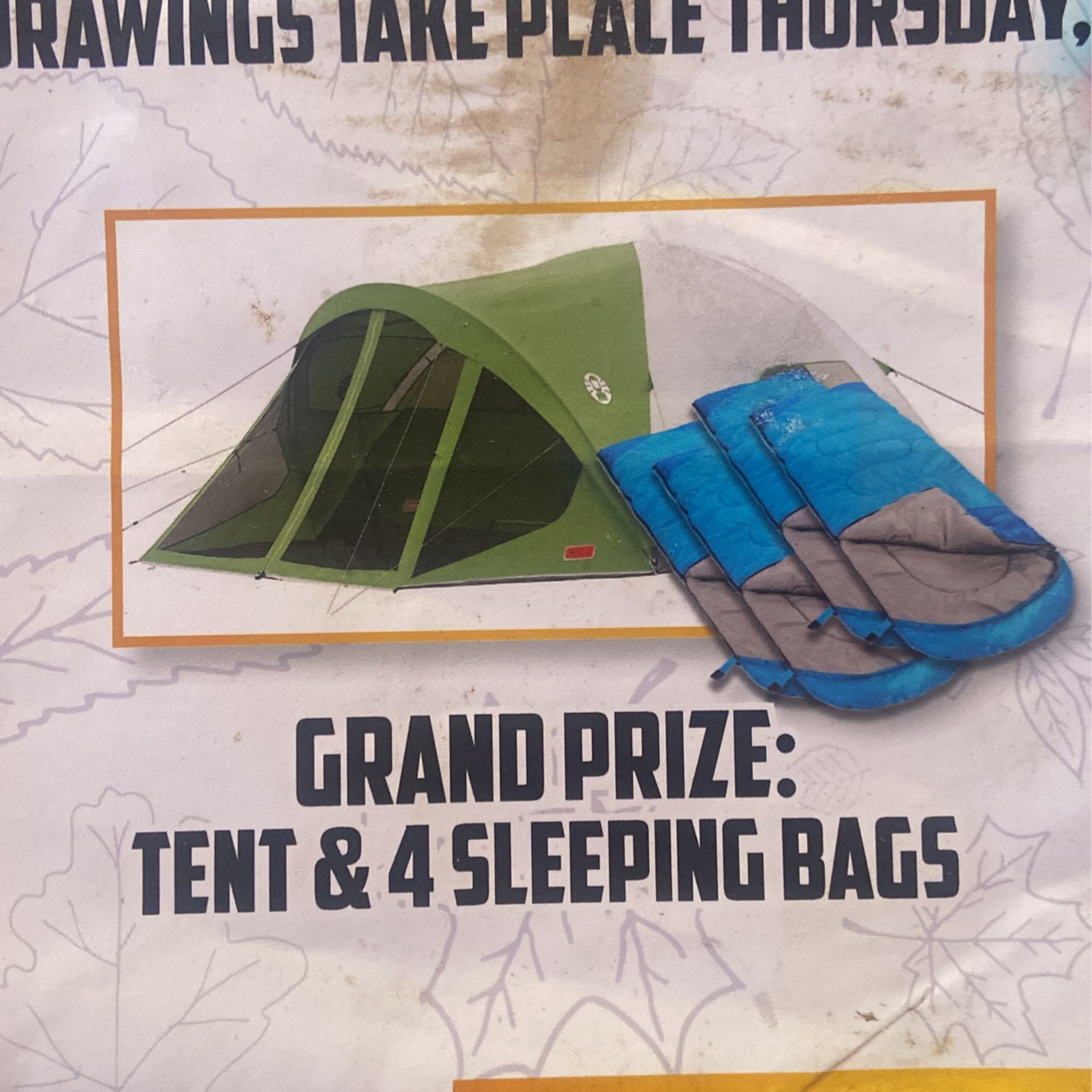 Brand New Tent And Sleeping Bags 
