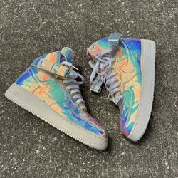 2012 air force 1 nike id iridescent size 10.5 rare