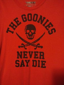Women's large Goonies t-shirt