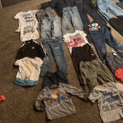 Kid Clothes N Shoes Men Jeans And Jacket Women Pants Selling Everything Together For 225.00