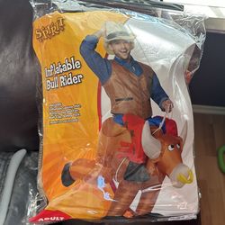 Bull Rider Costume Inflatable