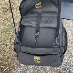 Outward Hound Car Seat With Front Zippered Pocket For Leash Etc And Side Mesh Pockets For Items And Viewing 