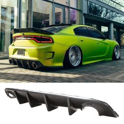 Dodge charger rear bumber Carbon fiber Diffuser