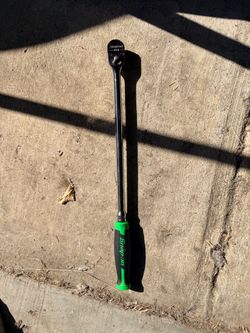 Snap-on Long Handle Ratchet Green
