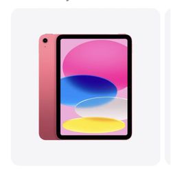 iPad 10th Generation Pink