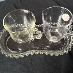 Candlewick Glass 3 Pcs  1950’s