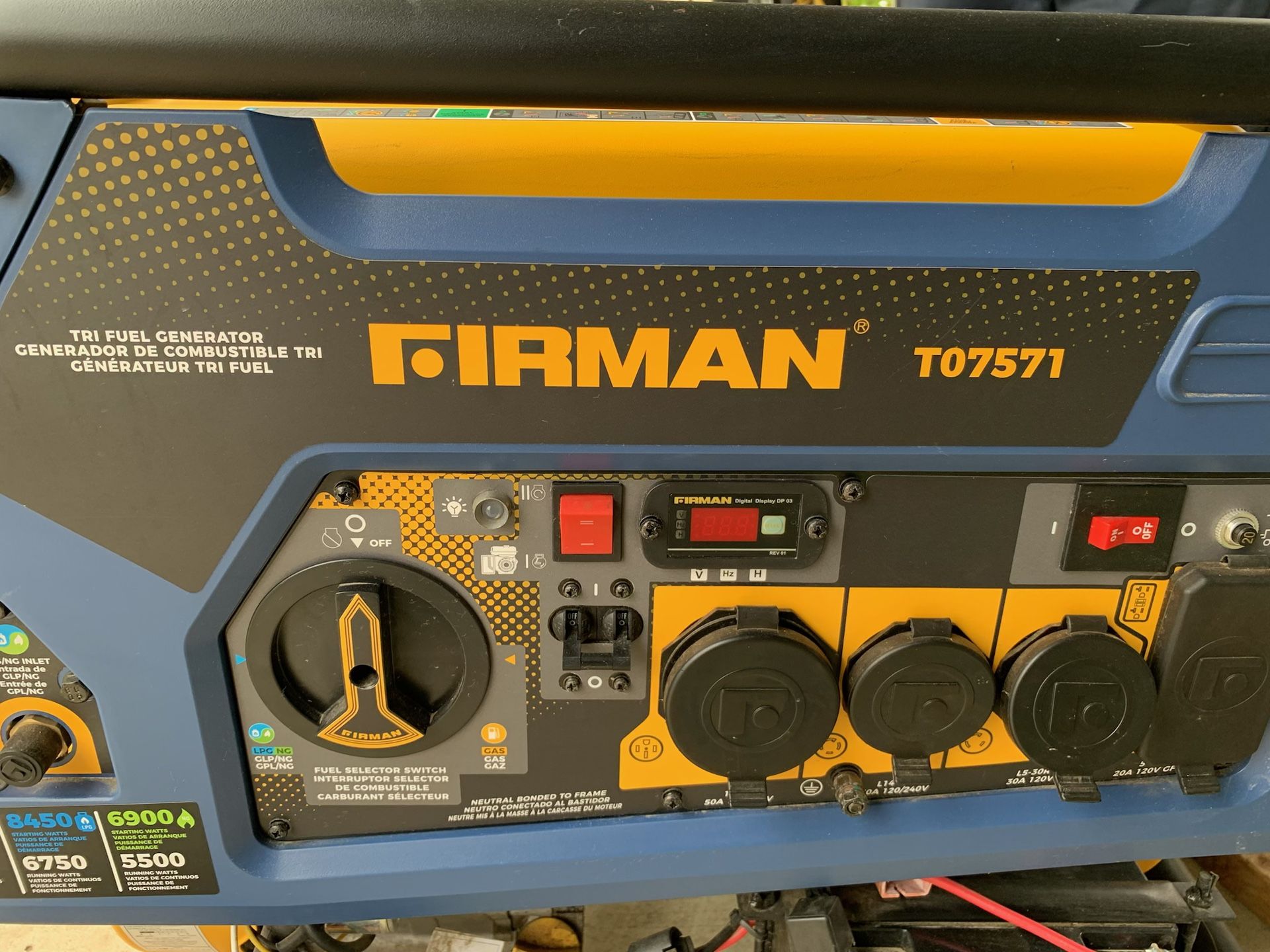 Generator - New firman TO7571