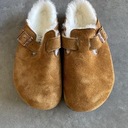 Birkenstocks- BOSTON SHEARLING/37 EU