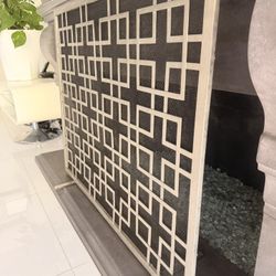 High Quality, Stainless Steel Fireplace Screen.