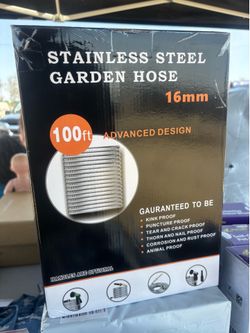 100ft Stainless Steel Gardening Hose 16mm
