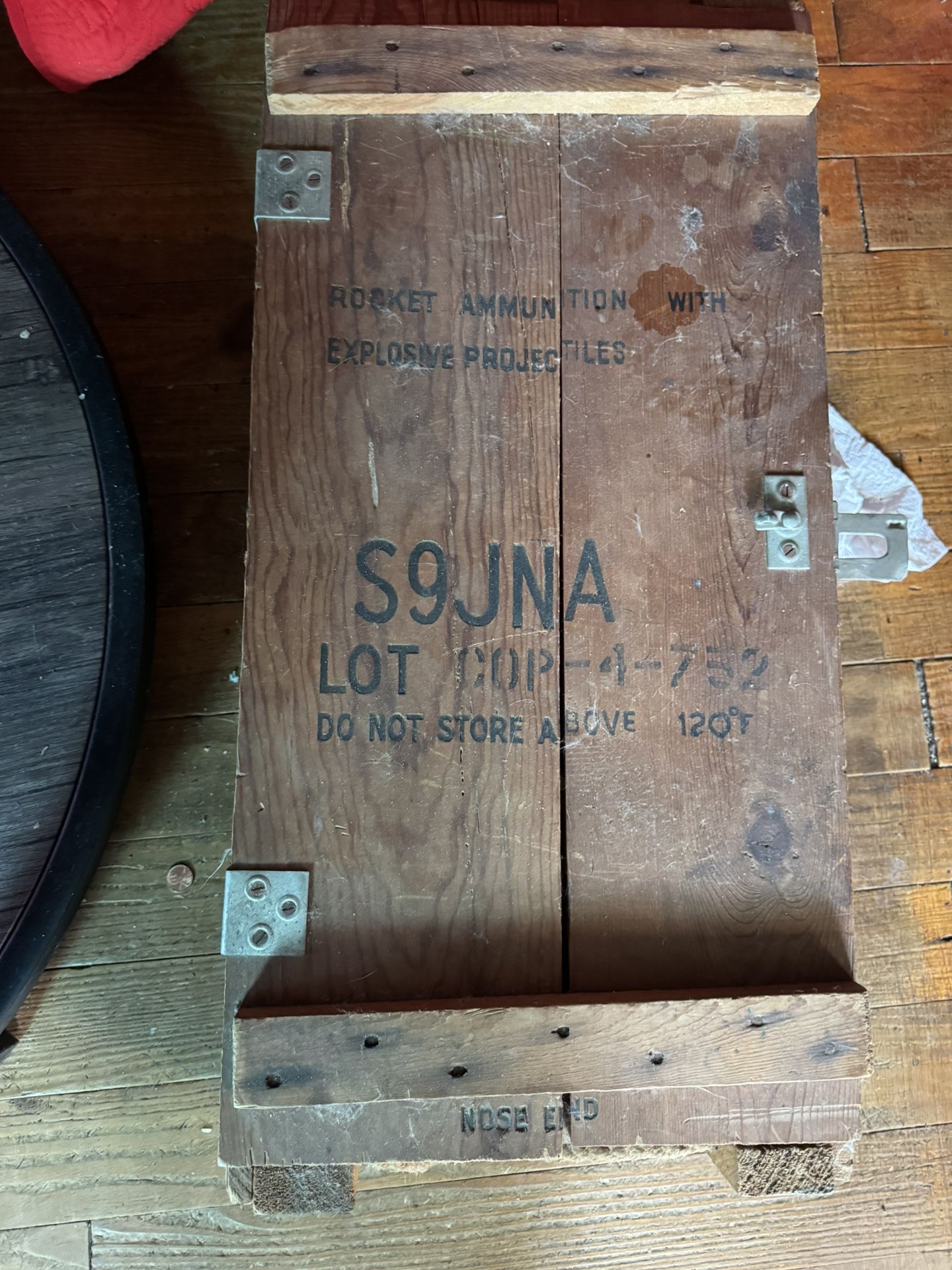 Old Rocket Ammo Crate!