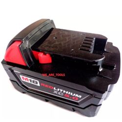 (1) GENUINE 18V Milwaukee 5.0 AH Battery M18 XC18 