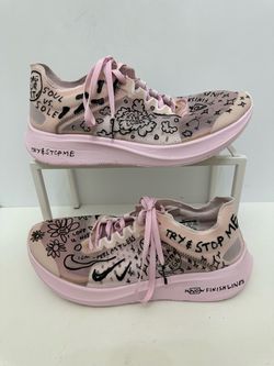 Nike x Nathan Bell Zoom Fly SP “Doodles” Running Shoes Size 9