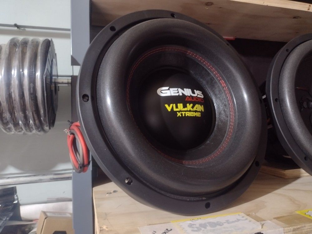  New 12" Genius Audio Vulkan Xtreme 4000w Max Power Subwoofer 
$420 each 
