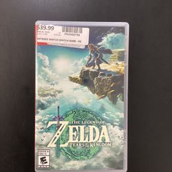 Nintendo Switch Zelda Tears Of The Kingdom Game 