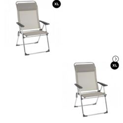 XL Folding Outdoor Mesh Sling Chair