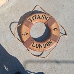Titanic Life Saver Wall Decor 