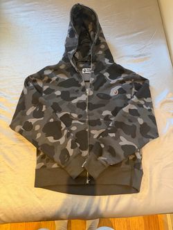 Authentic Bape cropped zip-up hoodie size S