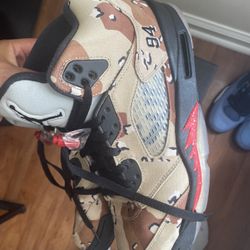 Jordan 5 Retro Supreme Desert Camo