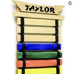 Martial Arts Belt Display (jiu Jitsu, Karate)