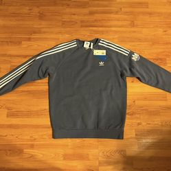 Adidas Originals Adicolor Trefoil 3-Stripes Crew Sweatshirt Size Medium Style Code GN3556