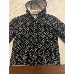 Louis Vuitton x NBA Strategic Flowers Quilted Hoodie Medium