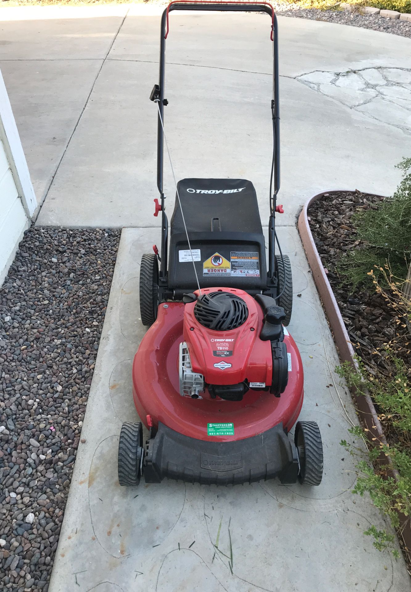 Troy bilt 21” lawn mower