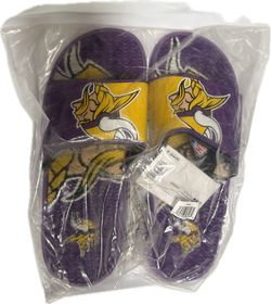 NFL Minnesota Vikings Men  M(9-10)  Gel Slides Unisex