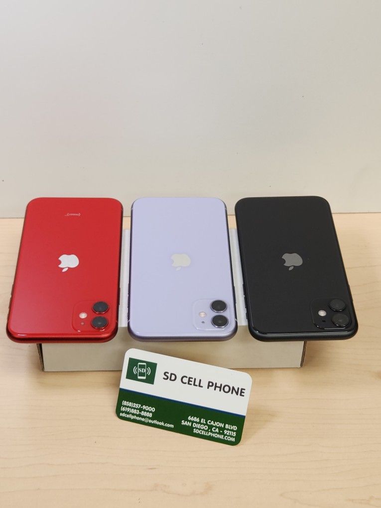 iPhone 11 64 GB Unlocked For Any Carrier | Any Color