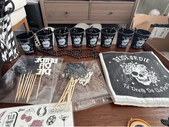 Emo/Goth Bachelorette Party Bundle Decor Supplies