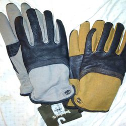 New Mens Timberland Genuine Leather Gloves