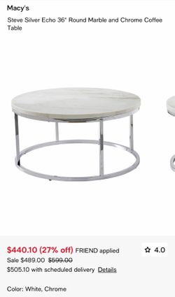 Round Marble Coffee Table