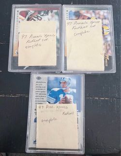 1997 Pinnacle X-Press Football Lot – 3 Complete Sets + Peak Performers Inserts