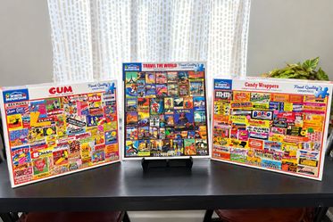 3 NEW SEALED White Mountain Vintage Puzzles