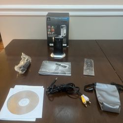 Sharper Image DV518 Digital Video Camcorder 12MP Black Tested W Sd Card