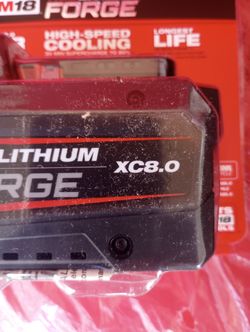 Milwaukee High Output 8 Amp Forge Batteries $135 Each