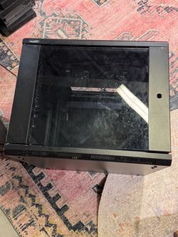 Nave Point 23.63"L x 23.5"W x 20"H 9U Network Cabinet