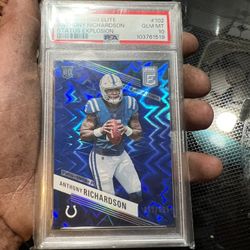 2023 Donruss Elite Anthony Richardson Status Explosion /625 Gem Mt 10
