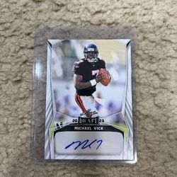 Michael Vick Autograph 2023 Draft Leaf (BA-MV1)