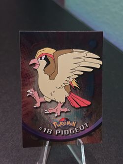 Topps Chrome 2000 Pidgeot Pokemon Card #18 Holo NM RARE TV Animation Edition