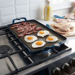 Comal doble de hierro forjado de princess house