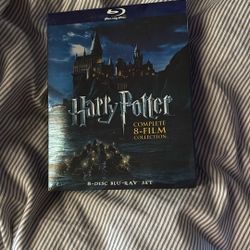 Harry Potter Complete Eight Film Collection Blue Ray Set