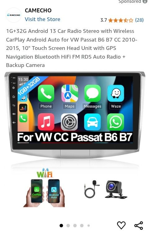 Volkswagen/Audi 10.1 Touch Screen Plug N Play$100 Don't Need,Sold VW CC!!!