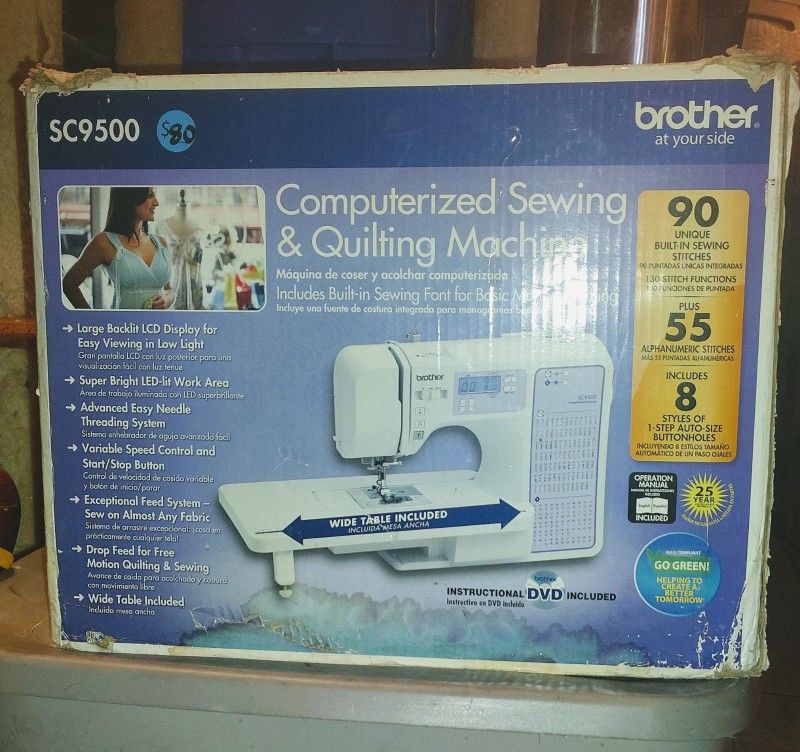 brotherSC9500 COMPUTERIZED SEWING & QUILTING MACHINE