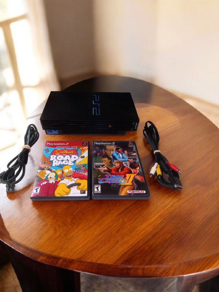 Like New Black PlayStation 2 Fat